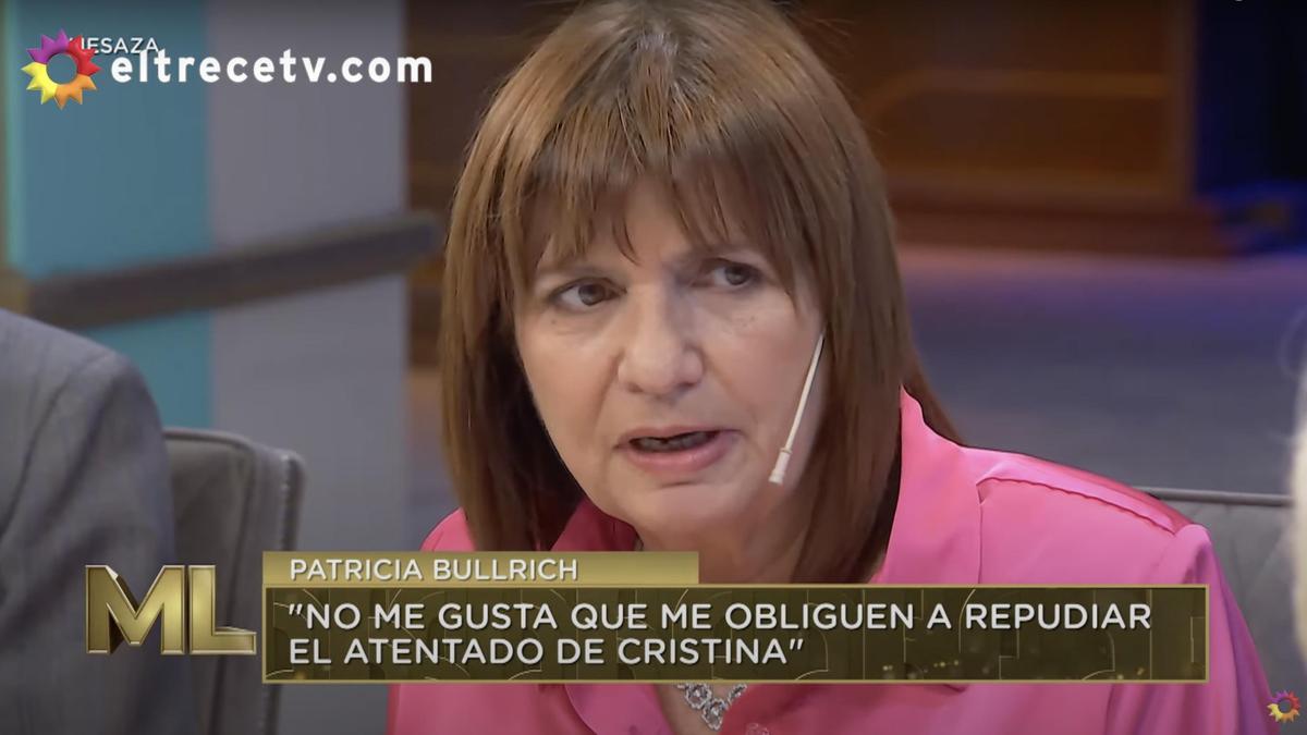 bullrich atentado cristina